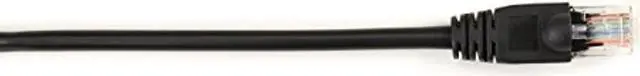 Alt view image 3 of 6 - Black Box CAT5EPC-020-BK CAT5e 100-MHz Stranded Ethernet Patch Cable - Unshielded, PVC, Snagless Boot, Black, 20 ft.