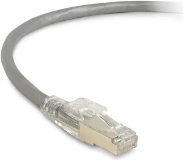Alt view image 3 of 8 - Black Box GigaTrue 3 2ft RJ-45 M/M Cat6 UTP Patch Network Cable Gray