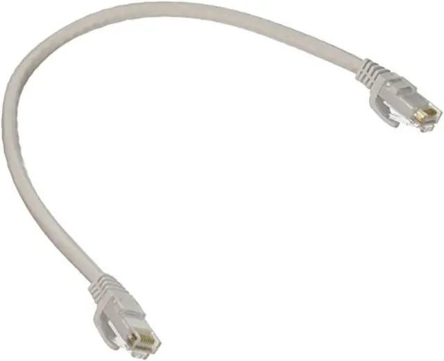 Alt view image 4 of 11 - Monoprice Cat6 Ethernet Patch Cable - 1 Feet - White | Network Internet Cord - RJ45, Stranded, 550Mhz, UTP, Pure Bare Copper Wire, 24AWG - Flexboot Series