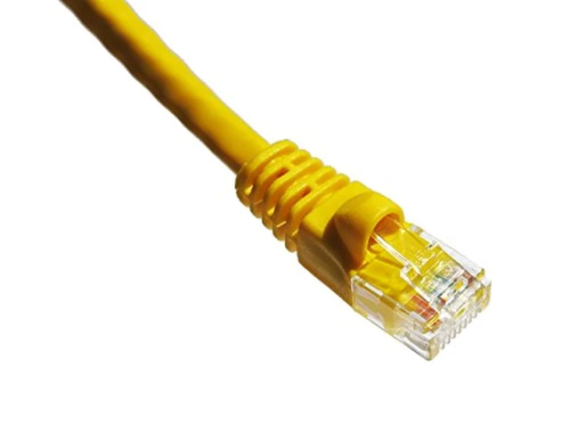 Alt view image 4 of 4 - Axiom C5EMB-Y6-AX Patch Cable - Rj-45 (M) To Rj-45 (M) - 6 Ft - Utp - Cat 5E - Molded, Snagless, Stranded - Yellow