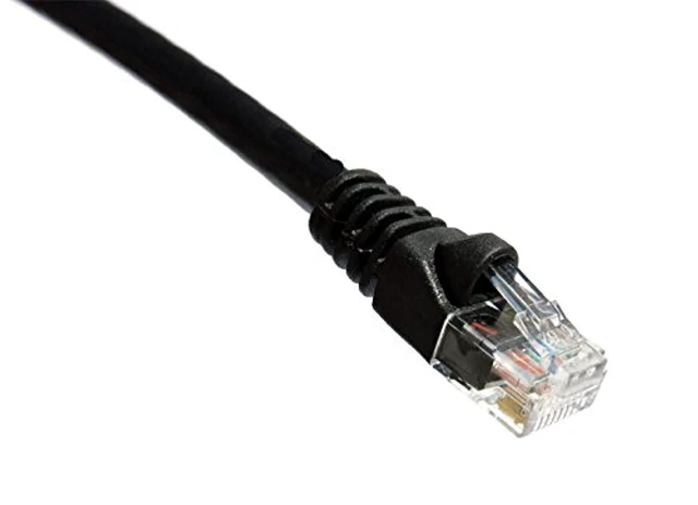 Alt view image 4 of 4 - Axiom C5EMB-K6-AX Patch Cable - Rj-45 (M) To Rj-45 (M) - 6 Ft - Utp - Cat 5E - Molded, Snagless, Stranded - Black