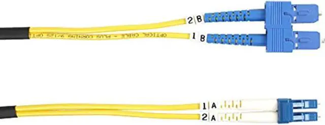 Alt view image 5 of 7 - FIBER PATCH CABLE 10M SM 9 MICRON SC TO LC