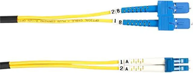 Alt view image 4 of 5 - Black Box Single-Mode Value Line Patch Cable, SC-LC, 1-m (3.2-ft.)
