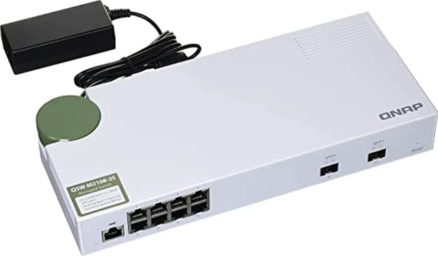 Alt view image 16 of 18 - QNAP QSW-M2108-2S 10-Port Managed Switch w/ 10GbE SFP+ Ports