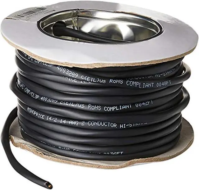Alt view image 4 of 6 - Monoprice Nimbus Series 14 Gauge AWG 2 Conductor CMP-Rated Speaker Wire / Cable - 50ft UL Plenum Rated, 100% Pure Bare Copper With Color Coded Conductors