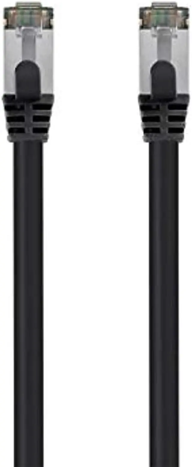 Alt view image 5 of 5 - Monoprice Cat8 26AWG S/FTP Ethernet Network Cable - 2 Feet - Black, 2GHz, 40Gbps, 3dB Headroom, Pure Bare Copper, PVC - Entegrade Series