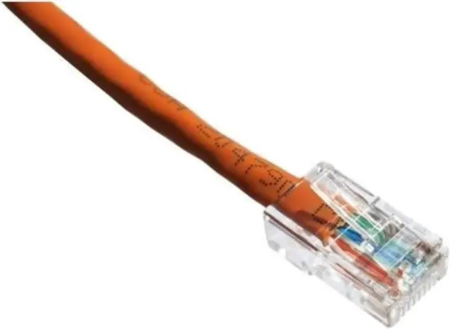 Alt view image 6 of 7 - Axiom C6NB-O5-AX Patch Cable - Rj-45 (M) To Rj-45 (M) - 5 Ft - Utp - Cat 6 - Stranded - Orange