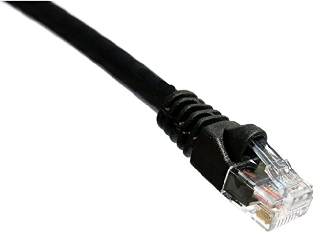 Main image of AXIOM 15FT CAT5E 350MHZ PATCH CABLE MOLDED BOOT (BLACK)