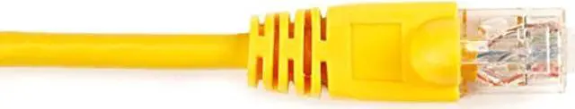 Alt view image 4 of 10 - Black Box CAT6PC-015-YL CAT6 250-MHz Stranded Ethernet Patch Cable - Unshielded, PVC, Snagless Boot, Yellow, 15 ft.