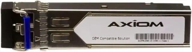 Alt view image 9 of 10 - Axiom SFP Transceiver Modules are certified 100% compliant in all OEM applications. They are pre-configured with an application specific code to meet the requirement set forth by the router and switch OEMs. Axiom compatible transceivers per