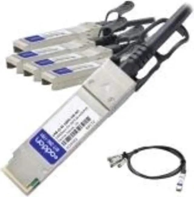 Main image of AXIOM 100GBASE-CR4 QSFP28 TO 4 X 25GBE SFP28 PASSIVE DAC ARISTA COMPATIBLE 1M
