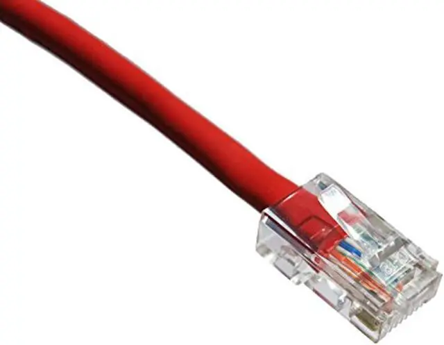 Alt view image 9 of 10 - Axiom C6NB-R7-AX Patch Cable - Rj-45 (M) To Rj-45 (M) - 7 Ft - Utp - Cat 6 - Stranded - Red