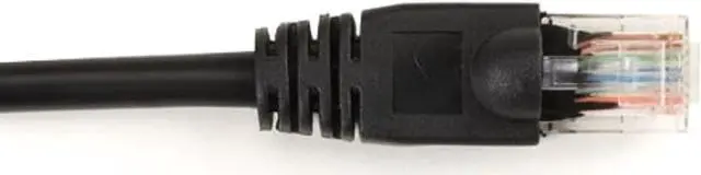Alt view image 7 of 11 - Black Box CAT6PC-010-BK Connect CAT6 250-MHz Stranded Ethernet Patch Cable - Unshielded, PVC, Snagless Boot, Black, 10-ft.