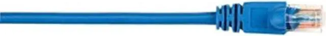 Alt view image 3 of 6 - Black Box CAT5EPC-020-BL CAT5e 100-MHz Stranded Ethernet Patch Cable - Unshielded, PVC, Snagless Boot, Blue, 20 ft.