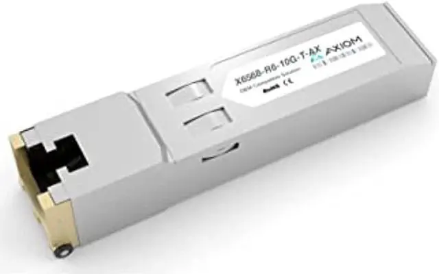 Alt view image 2 of 2 - Axiom X6568-R6-10G-T-AX 10GBASE-T SFP+ Transceiver for NetApp - X6568-R6-10G-T 10GBASE-T RJ-45