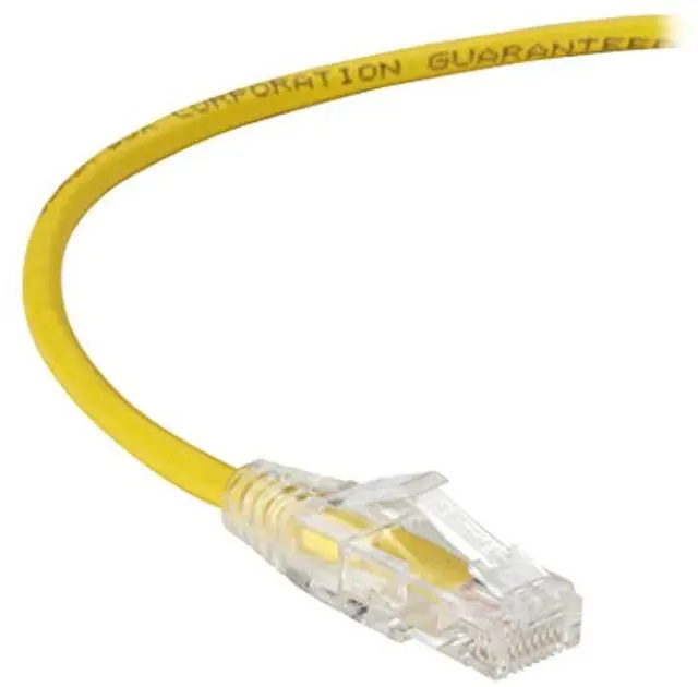 Alt view image 3 of 7 - BLACK BOX C6APC28-YL-04 CAT6A 500-MHZ SNAGLESS 28AWG STRANDED ETHERNET PATCH CABLE - UNSHIELDED (UTP), C
