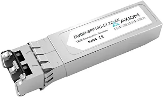 Main image of AXIOM 10GBASE-DWDM SFP+ TRANSCEIVER FOR CISCO - DWDM-SFP10G-51.72