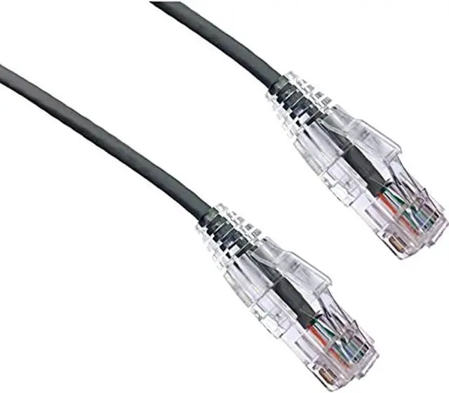 Alt view image 4 of 5 - Axiom C6ABFSB-G1-AX Bendnflex - Patch Cable - Rj-45 (M) To Rj-45 (M) - 1 Ft - Foiled Unshielded Twisted Pair (F/Utp) - Cat 6A - Snagless, Stranded - Gray