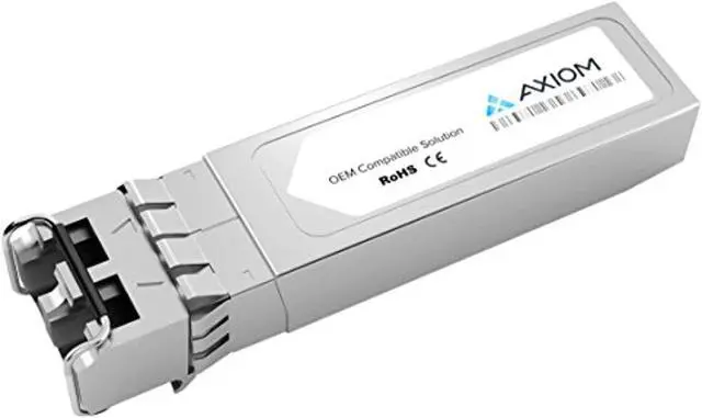 Alt view image 4 of 6 - Axiom SFP Transceiver Modules are certified 100% compliant in all OEM applications. They are pre-configured with an application specific code to meet the requirement set forth by the router and switch OEMs. Axiom compatible transceivers per