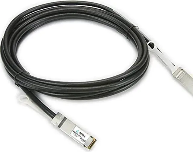 Alt view image 2 of 2 - Axiom 40GBASE-CR4 QSFP+ Passive DAC Cable Meraki Compatible 5m