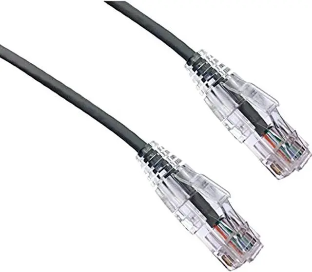 Alt view image 4 of 4 - Axiom C6ABFSB-G6-AX Bendnflex - Patch Cable - Rj-45 (M) To Rj-45 (M) - 6 Ft - Foiled Unshielded Twisted Pair (F/Utp) - Cat 6A - Snagless, Stranded - Gray