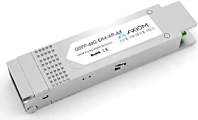 Main image of AXIOM 40GBASE-ER4 QSFP+ TRANSCEIVER FOR ARISTA - QSFP-40G-ER4-AR