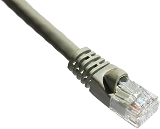 Alt view image 3 of 4 - Axiom AXG95800 Patch Cable - Rj-45 (M) To Rj-45 (M) - 7 Ft - Utp - Cat 6A - Ieee 802.3An - Molded, Snagless, Stranded - Gray