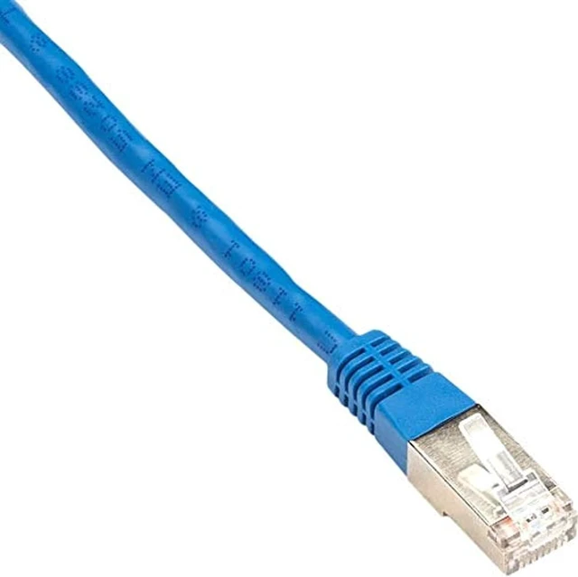 Main image of Black Box Cat6 250-MHz Shielded, Stranded Cable SSTP (PIMF), PVC, Blue, 1-ft. (0.3-m)