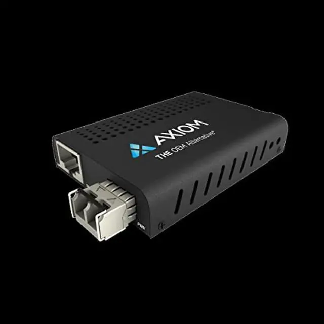 Main image of Axiom Mini 100Mbs RJ45 to 100BASE-LX Media Converter - SMF, LC, 10km, 1310nm