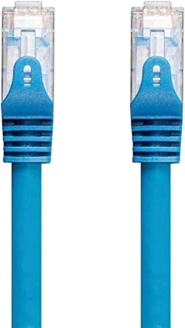 Alt view image 7 of 7 - Monoprice Cat6 Ethernet Patch Cable - 30 feet - Blue | Snagless, RJ45, 550Mhz, UTP, CMP, Plenum, Pure Bare Copper Wire, 23AWG - Entegrade Series