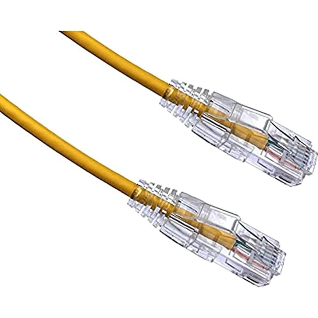 Alt view image 3 of 3 - Axiom C6BFSB-Y15-AX 15Ft Cat6 Cbl Bendnflex Patch 550Mhz Ylw