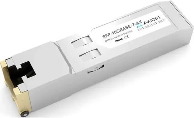 Alt view image 2 of 3 - AXIOM 10GBASET SFP TRANSCEIVER  SFP10GBASETAX