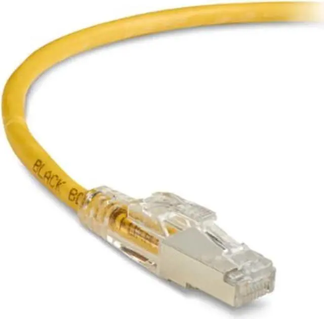 Alt view image 8 of 8 - GIGATRUE 3 CAT6. SHIELDED PATCH CORD YELLOW 3FT
