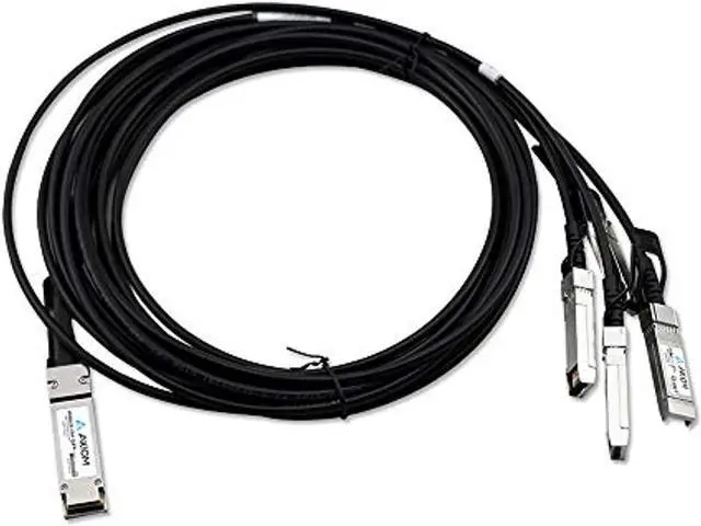 Main image of AXIOM 100GBASE-CR4 QSFP28 TO 4 SFP28 PASSIVE DAC RUCKUS COMPATIBLE 1M