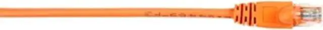 Alt view image 2 of 4 - CAT5E MOLDED BOOT PATCH C ORANGE 4FT