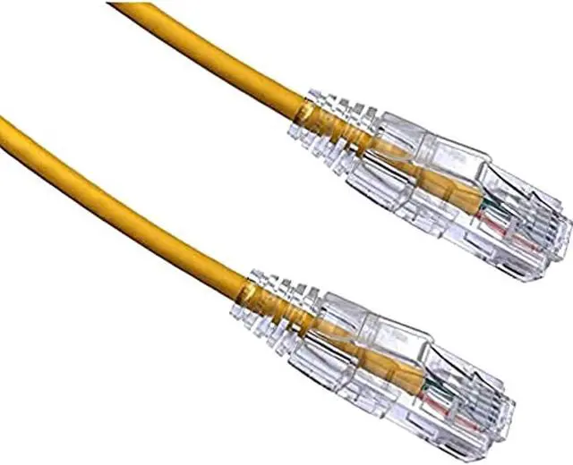 Alt view image 5 of 5 - Axiom C6ABFSB-Y12-AX Bendnflex - Patch Cable - Rj-45 (M) To Rj-45 (M) - 12 Ft - Foiled Unshielded Twisted Pair (F/Utp) - Cat 6A - Snagless, Stranded - Yellow