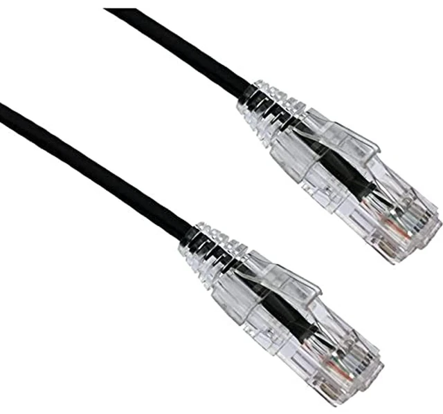 Main image of AXIOM 30FT CAT6 BENDNFLEX ULTRA-THIN SNAGLESS PATCH CABLE 550MHZ (BLACK)