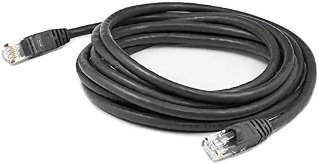 Alt view image 3 of 16 - AddOn Cat6 Straight UTP PVC Copper Patch Cable, 50ft - Black