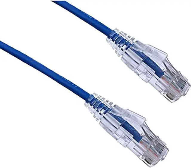 Alt view image 3 of 3 - Axiom C6ABFSB-B20-AX Bendnflex - Patch Cable - Rj-45 (M) To Rj-45 (M) - 20 Ft - Foiled Unshielded Twisted Pair (F/Utp) - Cat 6A - Snagless, Stranded - Blue