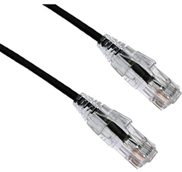 Main image of AXIOM 50FT CAT6 BENDNFLEX ULTRA-THIN SNAGLESS PATCH CABLE 550MHZ (BLACK)