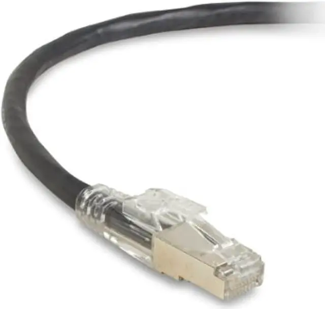 Alt view image 4 of 5 - Black Box GigaTrue 3 Cat.6a U/FTP Patch Network Cable C6APC80SBK15
