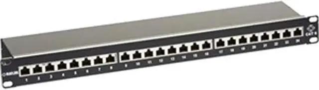 Alt view image 7 of 9 - BLACK BOX JPS60A-24 PATCH PANEL - CAT6, SHIELDED, 1U, 24-PORT, GSA, TAA, 45 DAY STANDARD RETURN POLI
