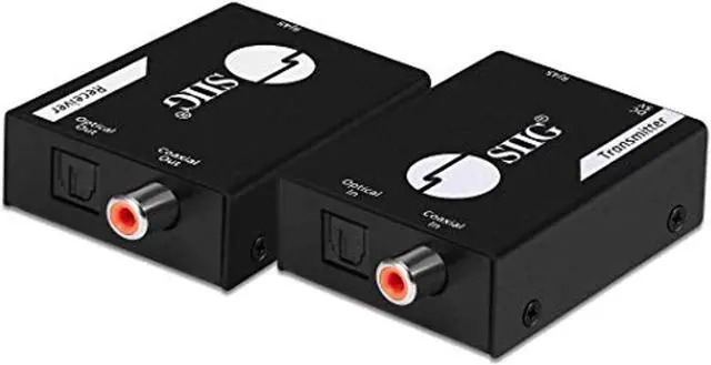 Alt view image 14 of 20 - Siig Digital Audio Extender Over Cat5e/6 Cable With Poc