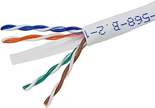 Alt view image 6 of 12 - Monoprice Cat6 Ethernet Bulk Cable - 1000 Feet - White | Network Internet Cord - Stranded, 550Mhz, UTP, Pure Bare Copper Wire, 24AWG
