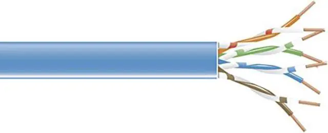 Alt view image 2 of 12 - Black Box GigaTrue 1000ft Cat.6 Bulk Network Cable, Blue EVNSL0641A1000