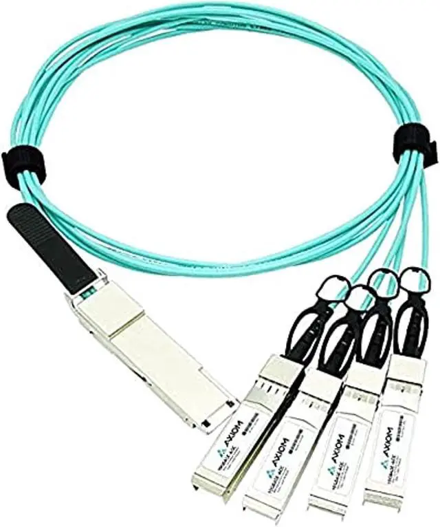 Main image of AXIOM 40GBASE-AOC QSFP+ TO 4 SFP+ ACTIVE OPTICAL CABLE EXTREME COMPATIBLE, 20M