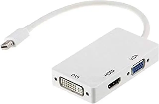 Alt view image 5 of 5 - Axiom 3N1MDP2HVD-AX Video Adapter - Displayport / Hdmi / Dvi / Vga - Mini Displayport (M) To Db-15, Hdmi, Dvi (F)