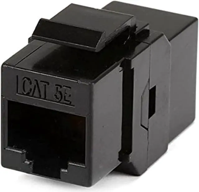 Alt view image 7 of 12 - Monoprice Cat5e RJ45 Inline Coupler Type Feedthrough Keystone Jack, Black