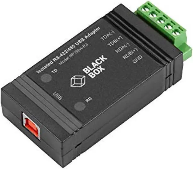Alt view image 8 of 10 - Black Box USB to RS422-485 Converter with Opto-Isolation