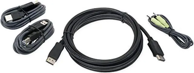 Alt view image 8 of 11 - Iogear 10 Ft. Displayport Usb Kvm Cable Kit With Audio (Taa)
